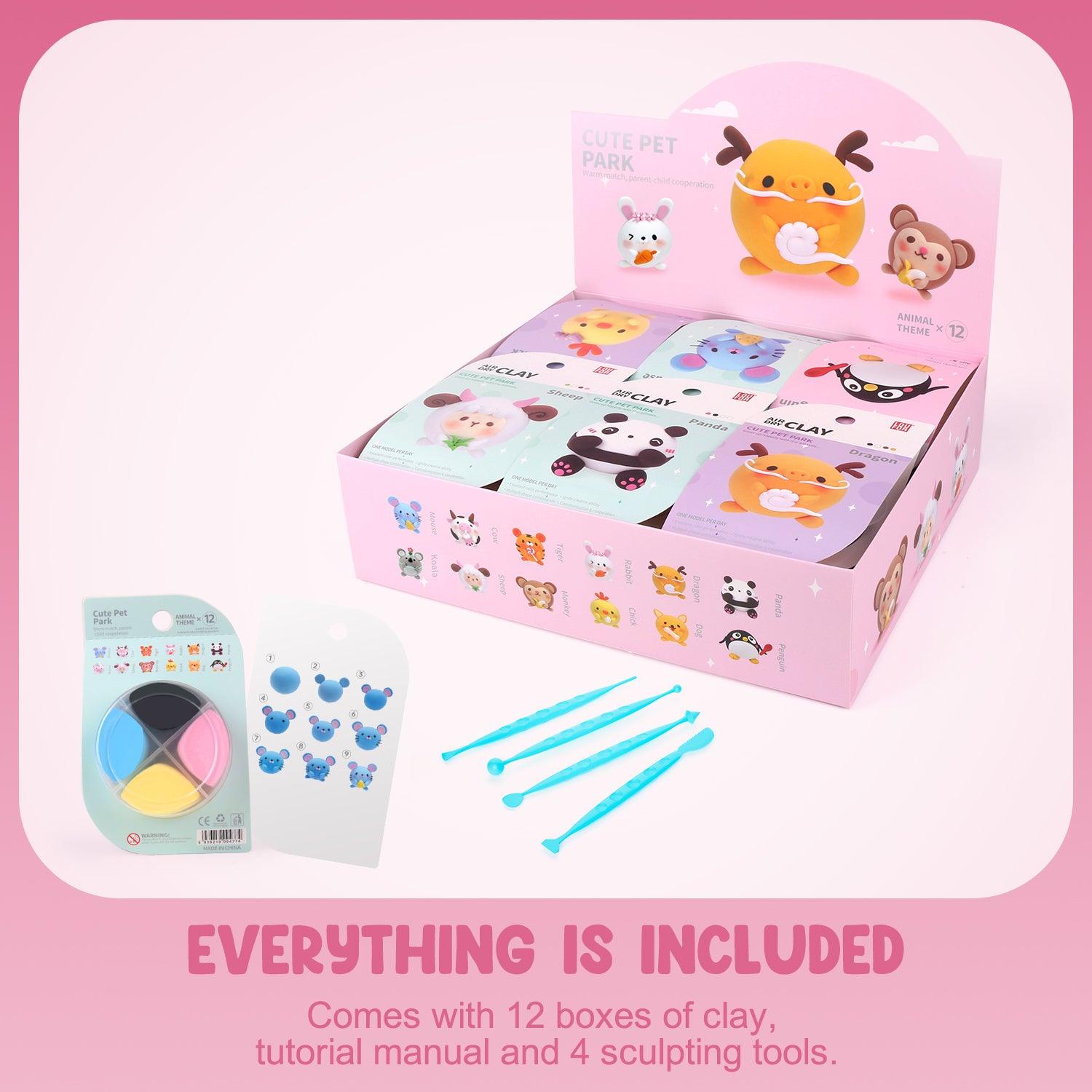 Air Dry Clay Kit - Pet Paradise Modeling Clay | Clay DIY Air Dry Kit - Anywise