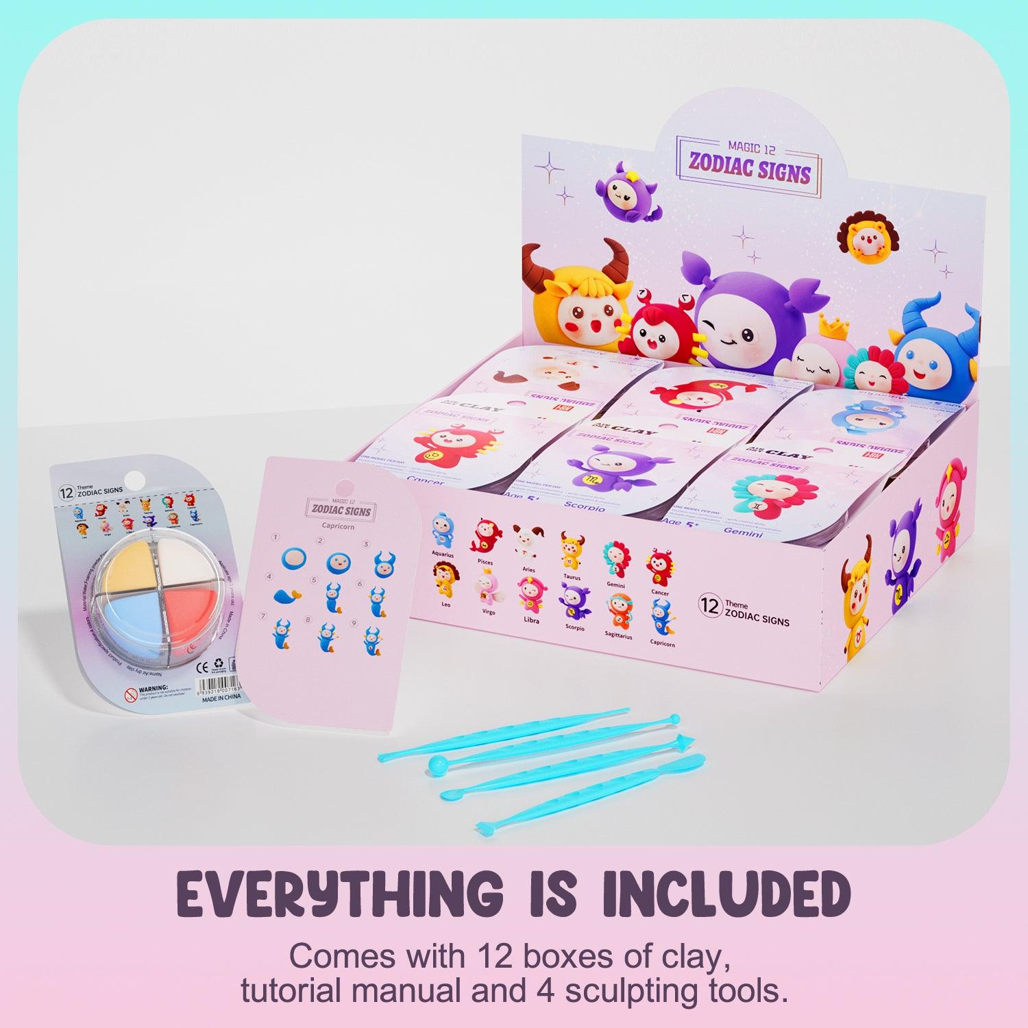 Air Dry Clay Kits - Twelve Constellation Clay | Clay DIY Air Dry Kits - Anywise