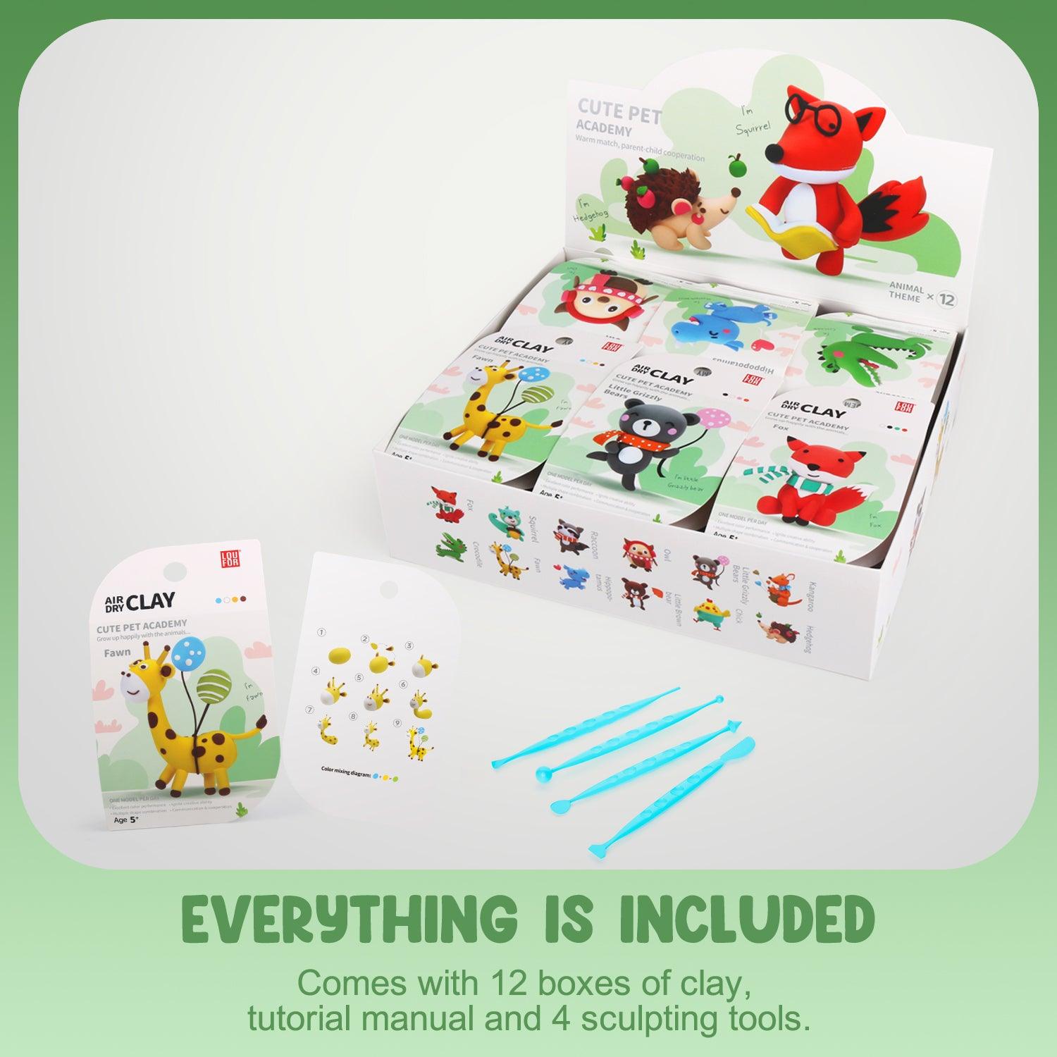 Air Dry Clay Kit - Pet Academy Modeling Clay | Clay DIY Air Dry Kit - Anywise