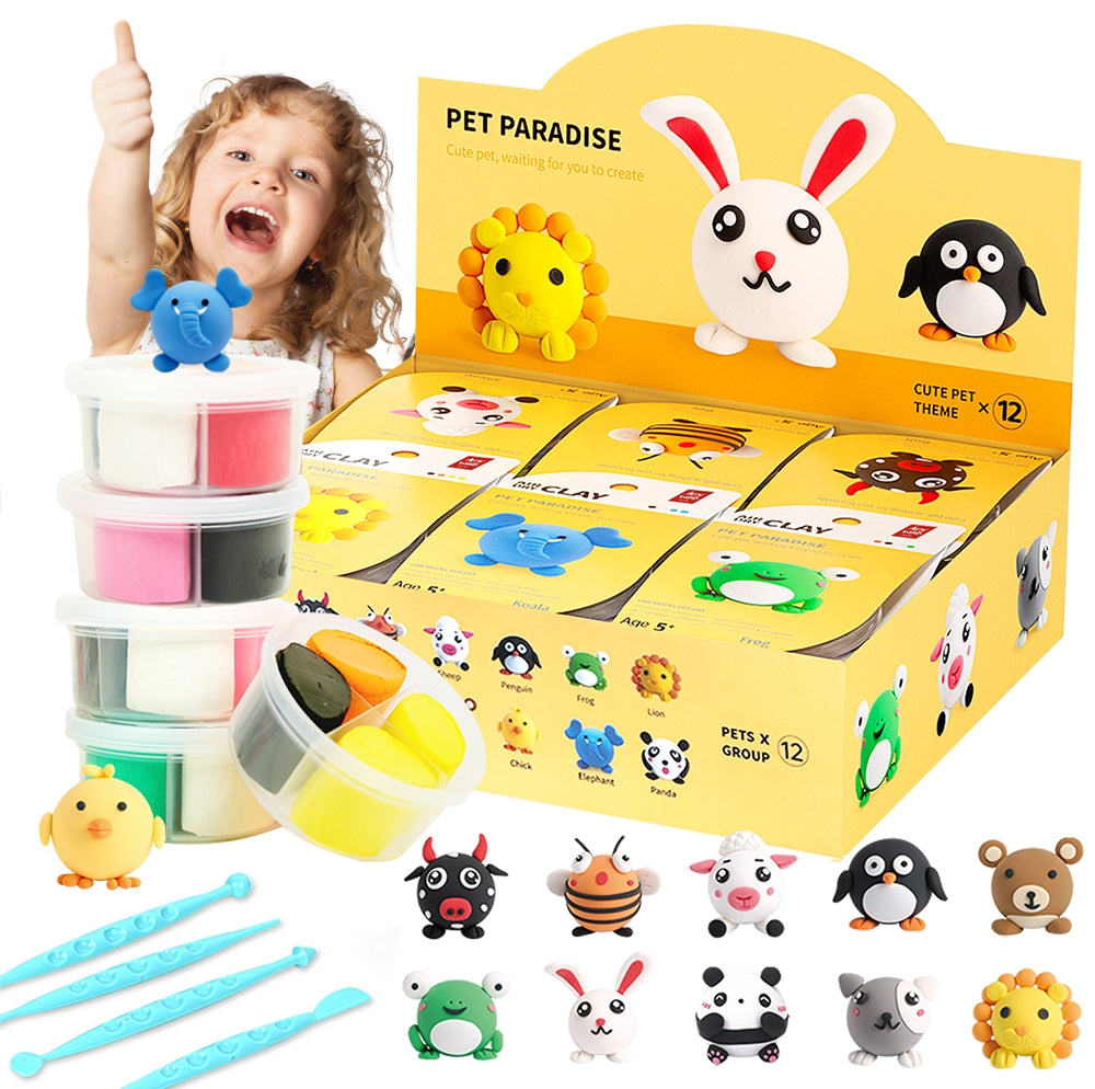 Air Dry Clay Kits - Pet Paradise Modeling Clay | Clay Air Dry Kits - Anywise