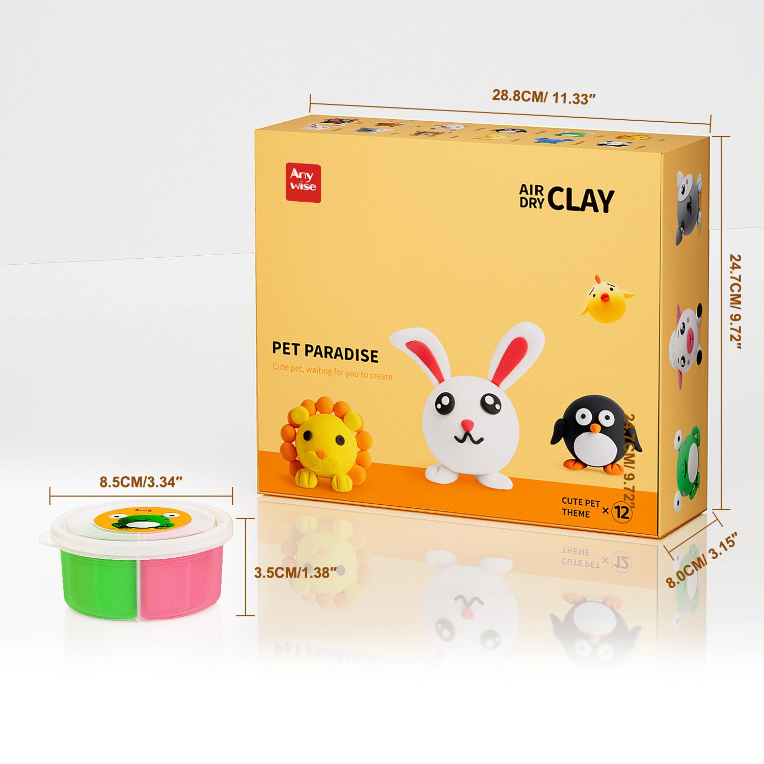 Air Dry Clay Kits - Pet Paradise Modeling Clay | Clay Air Dry Kits - Anywise