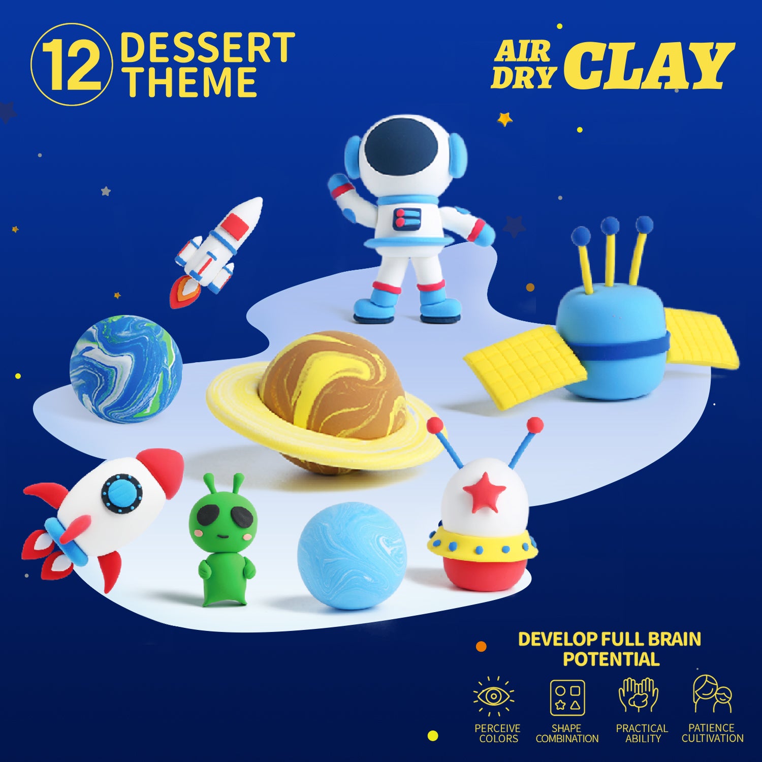 Children's Dream Star Air Dry Clay Kits | Clay DIY Air Dry Kits - Anywise