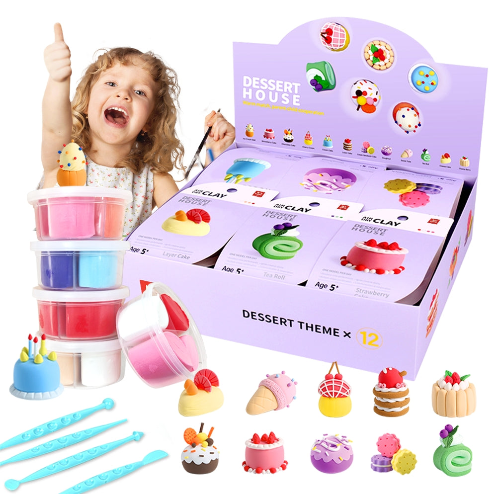 Dessert House Air Dry Clay Kits | Clay DIY Air Dry Kits - Anywise