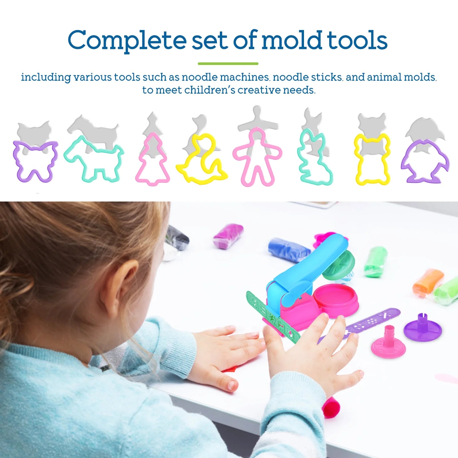 22pcs Tools Kit Mold Plastic Molds Animal Maker Clips Clay Modeling Tool Kit - Anywise