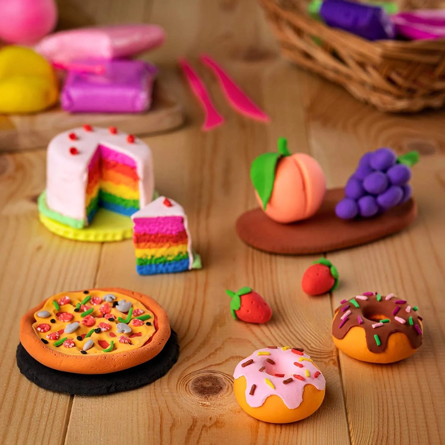 Air Dry Clay for Kids- 36 Colors Super Light Modeling Clay, Magic Foam Clay with 3 Sculpting Tools, Soft Arts Clay Easter Gift for Boys & Girls 4+ - Anywise